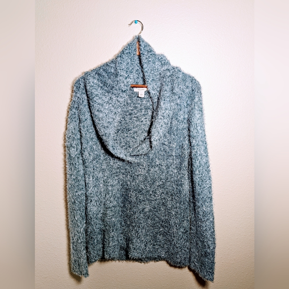 Dressbarn Blue Sweater Shirt